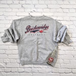 Vintage Breckenridge Colorado crew sweatshirt sz Med